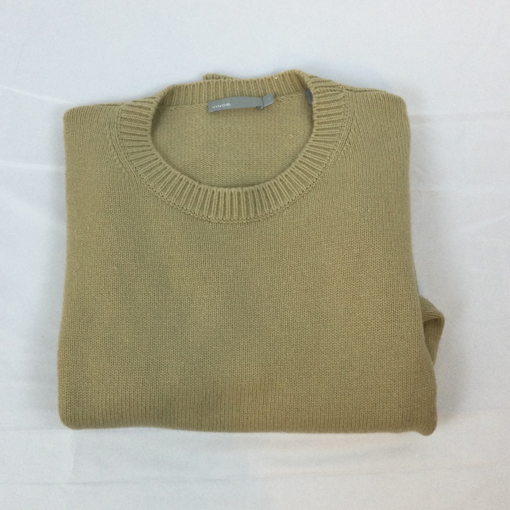Vince Women's Sweater With Unique Side Laced Closures 100% Cashmere